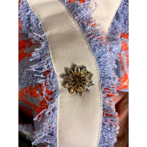 Essentiel Antwerp Folivia Oversized Check Cardigan Jacket size L large - Picture 6 of 8